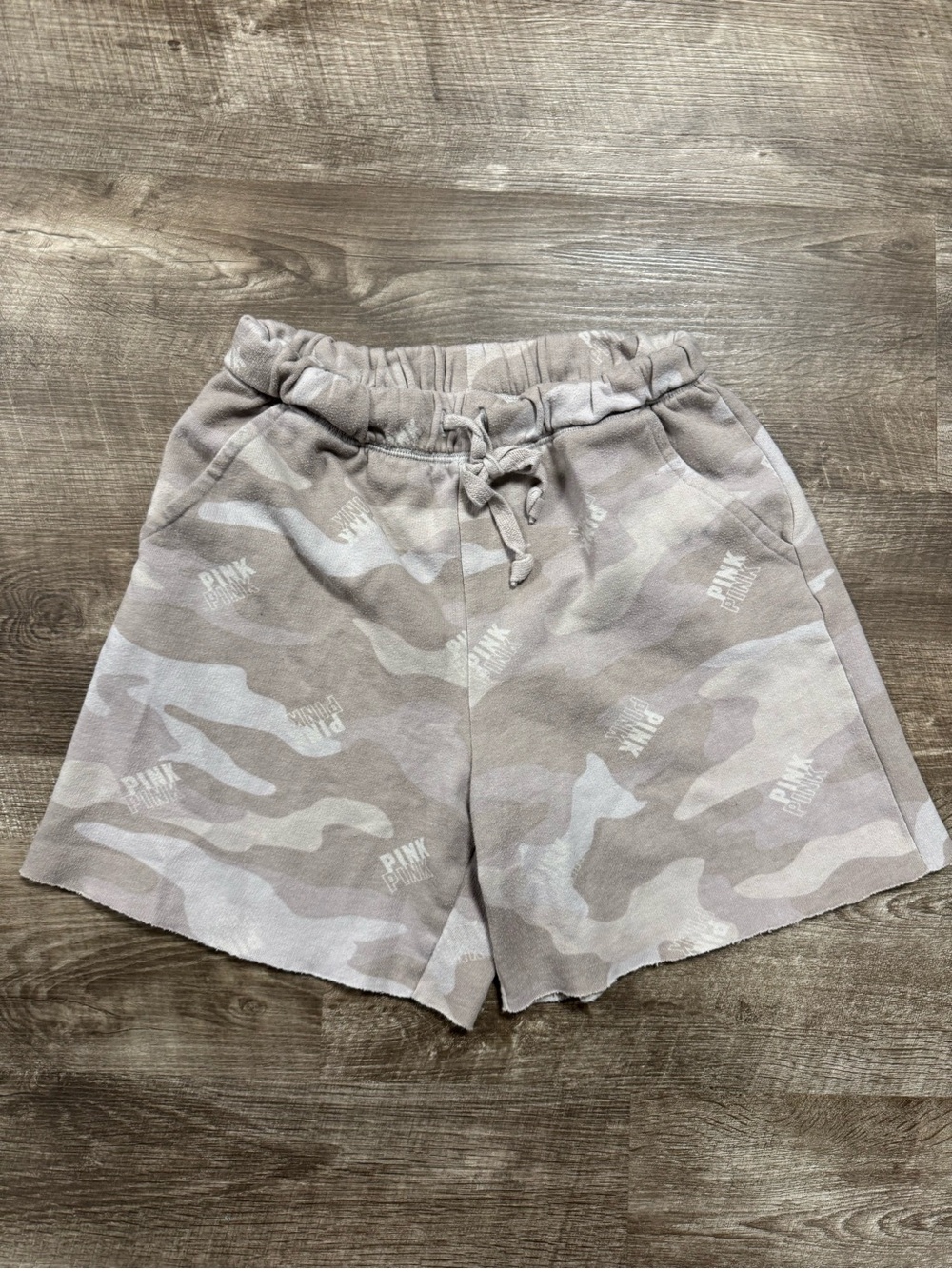 Victoria Secret PINK Camo Sweat Shorts High Waisted